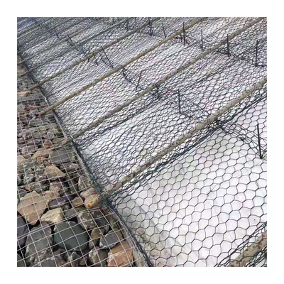gabbia esagonale della pietra del muro di sostegno del canestro del gabbione di 2mx1mx1m