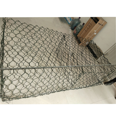 Cavo esagonale Mesh For Retaining di 8x10cm del PVC dei canestri rivestiti resistenti del gabbione