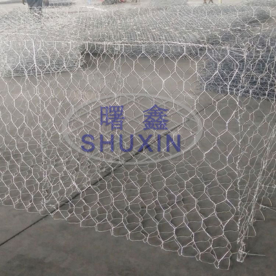 Filo di ferro Mesh Gabion Baskets 1mx1m per protezione del ponte