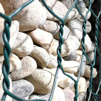 8*10 galvanizzato caldo ha torto la pietra esagonale bassa della rete metallica di filo di ferro dei canestri del gabbione del cavo 2x1x1