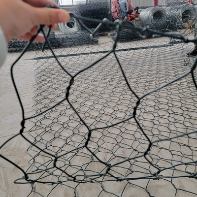 100x120mm 2x1x1 canestri in gabbione rivestiti in PVC da 3,05 mm 270 gsm zincati