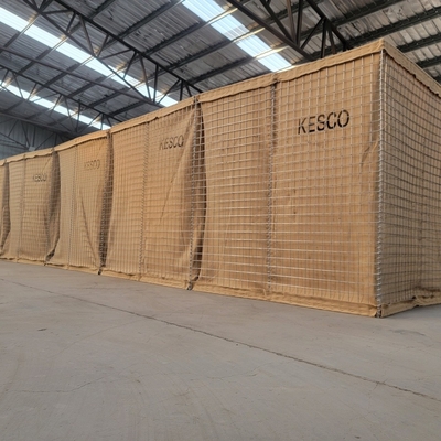 Gabion riempito di sabbia Hesco Blast Wall Contenimento Barriera militare Blast Wall