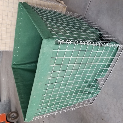 3 mil mesh saldato barriera difensiva foro quadrato con geotesstile di polipropilene non tessuto