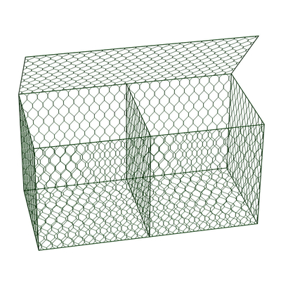 gabbie della parete del gabbione di Mesh Gabion Box Square Meter del filo di ferro di 2.0-4.00mm