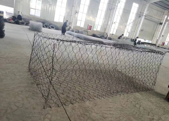 2x1x1 buco di dimensioni 60*80 Gabion Basket utilizzo nel mercato della Tanzania