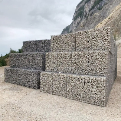 Cavo esagonale Mesh Corrosion Protection del gabbione della scatola del gabbione galvanizzato doppia torsione