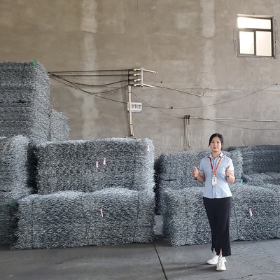 Anti muro di sostegno galvanizzato 6m del materasso del canestro del gabbione della ruggine