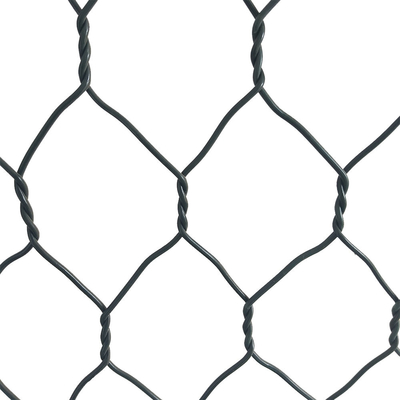 3m x 1m x 1m 4mm Pvc Rivestito Gabion Box resistenza alla corrosione