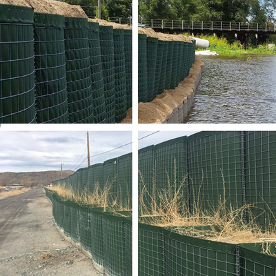 Barriera militare galvanizzata a maglia saldata Gabion Mil7 Mil8 Mil10