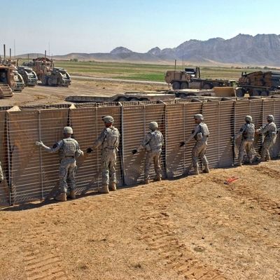 Barriera militare galvanizzata su misura per la protezione della sicurezza