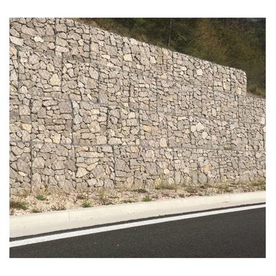 1x1x1m Cesto esagonale di gabion / scatola di gabion rivestita in PVC galvanizzata