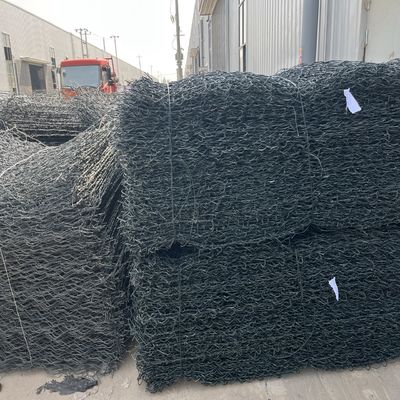 Casella galvanizzata di gabiano / gabbia di pietra per il muro di ritenuta e il controllo dell'erosione