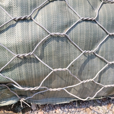 Galvanizzato 2.7mm Gabion Box 2x1x1m 3x1x1m 80x100mm Esagonale