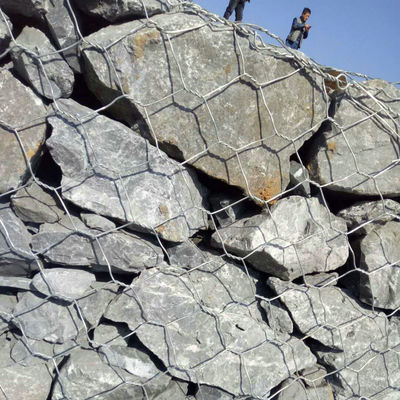 Gabion galvanizzato immerso a caldo / Gabion Basket per il controllo dell'erosione delle rive del fiume e la protezione dalle inondazioni