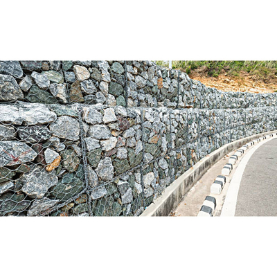 100mmx120mm Griglia di ferro 3d Gabion Box Stone per giardino a caldo immerso Galvanizzato Gabion Griglia