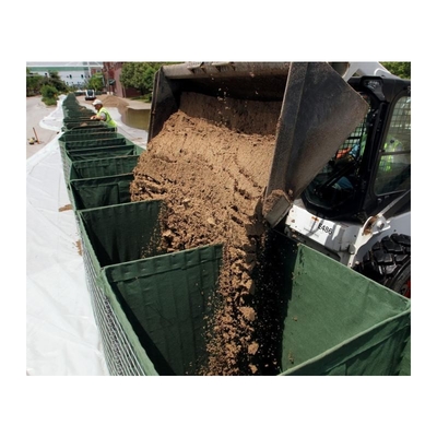 Militare 4-6mm Dimensione personalizzata Barriera difensiva galvanizzata Galfan Geotextile Tissu per contro alluvioni