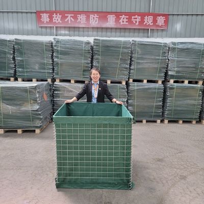 Cina Anti-corrosione Muro di sabbia Bastione Barriera difensiva Muro di esplosione Sicurezza ad alta resistenza Muro galvanizzato a prova di esplosione Prezzo Hesco Barriera