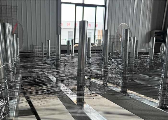 Serbatoi di ostacolo a bassa visibilità rete di barriera del serbatoio di filo galvanizzato