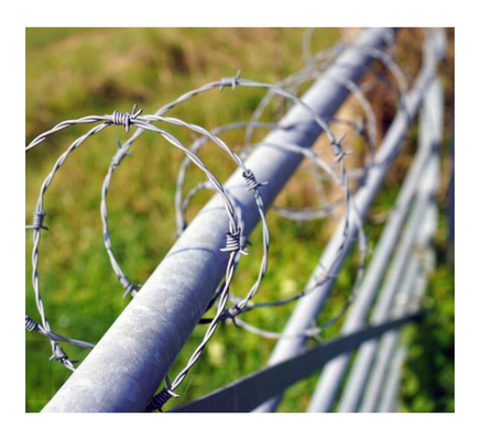 Anping High Quality Razor Barbed Wire Double Concertina Razor Wire Fabbrica
