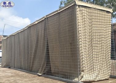 La scatola militare su ordinazione del gabbione/ha galvanizzato la parete militare della sabbia