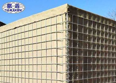 Parete anti- saldata di esplosione della barriera difensiva con il geotessuto beige