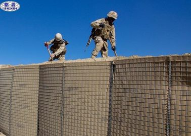 Zinco militare pesante del contenitore delle barriere di HESCO - gabbione saldato rivestimento