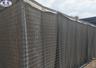 Barriera militare della parete HESCO della sabbia, muro di sostegno difensivo per le nazioni unite