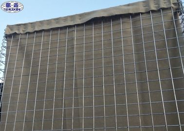 Barriere riempite di sabbia di alta sicurezza, barriere militari dell'inondazione del gabbione