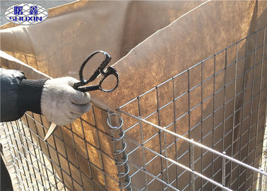 Vita lavorativa lunga galvanizzata della difesa delle barriere di colore pieghevole della sabbia