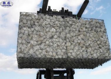Le gabbie tessute della parete del gabbione del metallo/hanno galvanizzato il servizio di pietra d'acciaio dell'OEM della gabbia