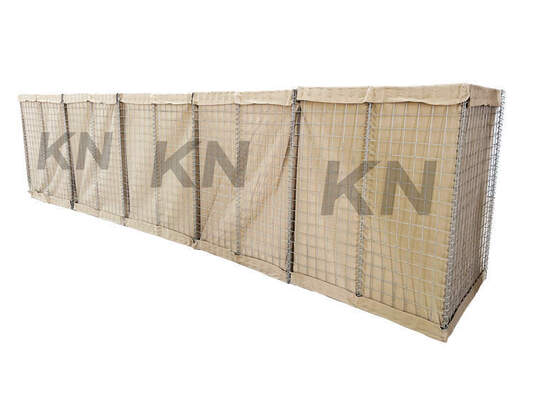 Vendita a caldo Bastion Barrier Wall Barrier difensivo Blast Sand Wall Saldato Mesh Portatile Barriere Gabion Inondazioni Hesco Barriere Prezzo