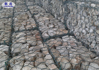 8X10 ha galvanizzato la forma esagonale della parete della gabbia della roccia per la prevenzione dell'argine
