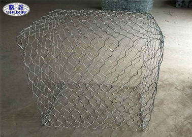 Caratteristica rivestita dello zinco della parete riempita pietra della rete metallica per protezione costiera