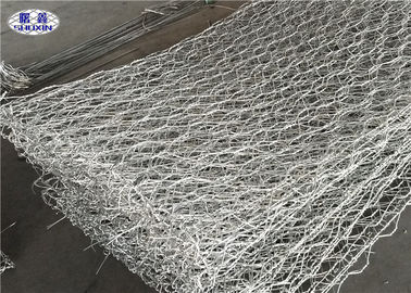 Doppie gabbie della parete del gabbione di torsione per il tessuto esagonale di protezione del letto di fiume