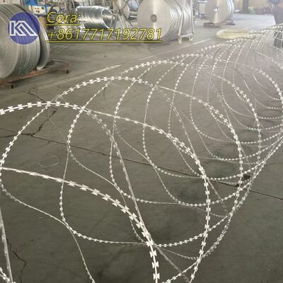 Recinzione di protezione dei confini del paese Galvanizzato BTO 22 filo spinato