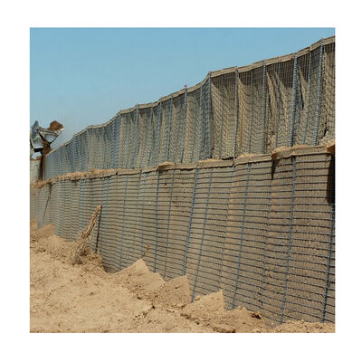 Protezione Muro di Sostegno Rete Metallica Zincata 5.0mm Barriere Difensive Standard in Israele