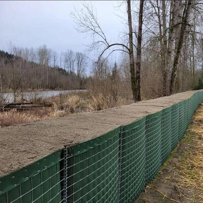 Barriere difensive militari bastionate MIL7 zincate a caldo per impieghi gravosi da 5 mm