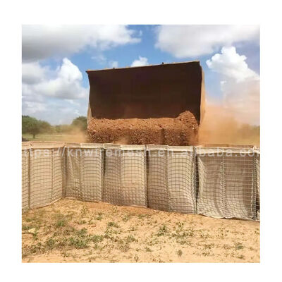 Barriera militare galvanizzata pesante Prezzo di fabbrica Barriera di sabbia di muro Barriera di alluvione Barriere difensive