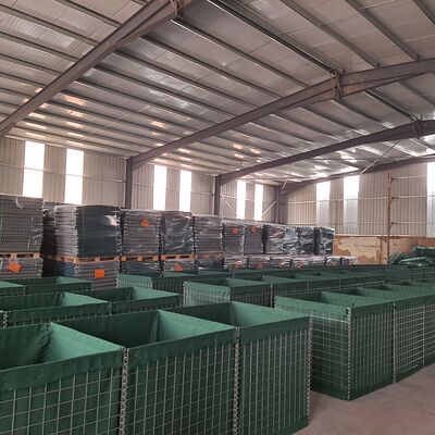 Barriera di sabbia economica per la difesa della sicurezza, muro di terra per club in USA