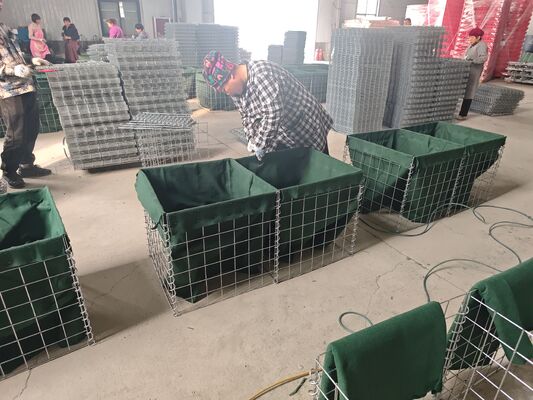 Mil 1 Barriera militare pieghevole Barriera di sicurezza zincata Barriera tattica anti-alluvione riempita di sabbia