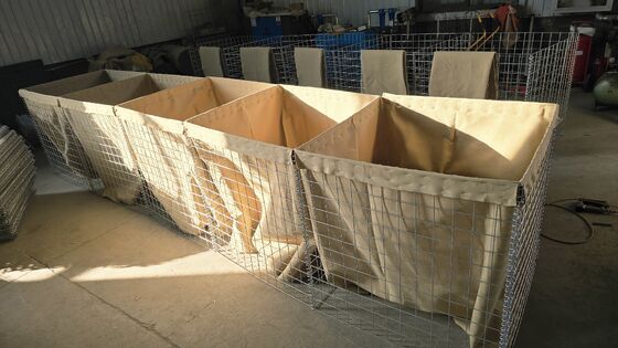 Geotextile Military Bastion Barrier Defense Wall Arabia Portable Quick Install Anti-Strike Producing Abilty