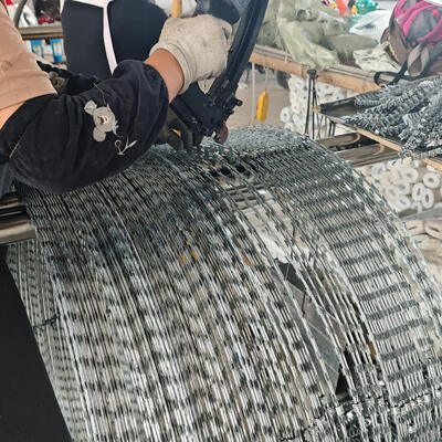 Filo per rasoio zincato a caldo da 110 cm | Recinzione di sicurezza delle frontiere anti-intrusione