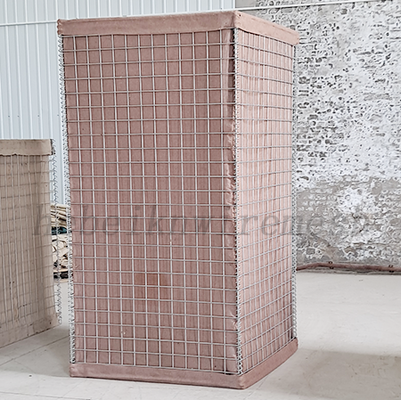Vendita calda Galvanizzata Saldata a maglia Gabion Box Barriera difensiva dalla Cina