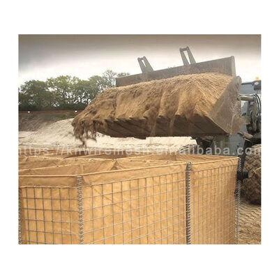 Standard Militare Galvanizzato KN-3 Pieghevole Difensivo Barriere Riempite di Sabbia Parete Per Protezione Da Bomba