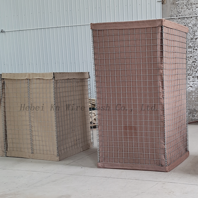 Barriere difensive Dimensioni e prezzi 1mx1mx1m Parete di sabbia di barriera di sicurezza