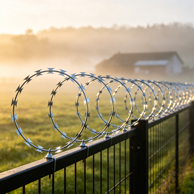 Acciaio inossidabile filo spinato CBT-65 Concertina filo per la sicurezza agricola residenziale