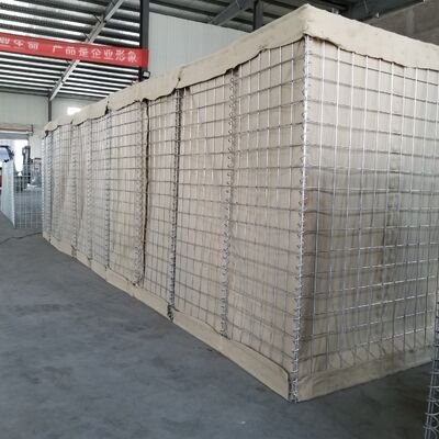 Gabbia in ferro zincato anticorrosione saldata barriera difensiva muro di sabbia per impieghi gravosi bastionata recinzione ML tattica antideflagrante