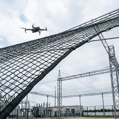 Acciaio resistente che impila il metallo blu degli scaffali 4 strati per stoccaggio dei raccolti