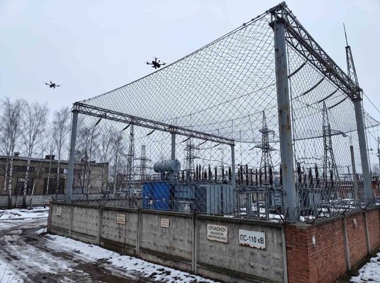 Rete di difesa anti-UAV per la Russia | Rete di protezione in rete metallica