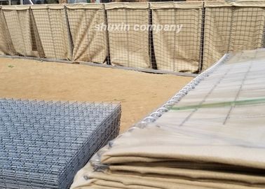 Filo di acciaio difensivo delle barriere di Hesco di protezione dell'esercito con caldo immerso galvanizzato
